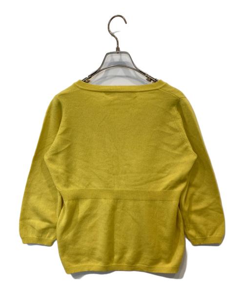 MARNI（マルニ）MARNI (マルニ) Vネックカシミヤニット イエロー サイズ:44の古着・服飾アイテム