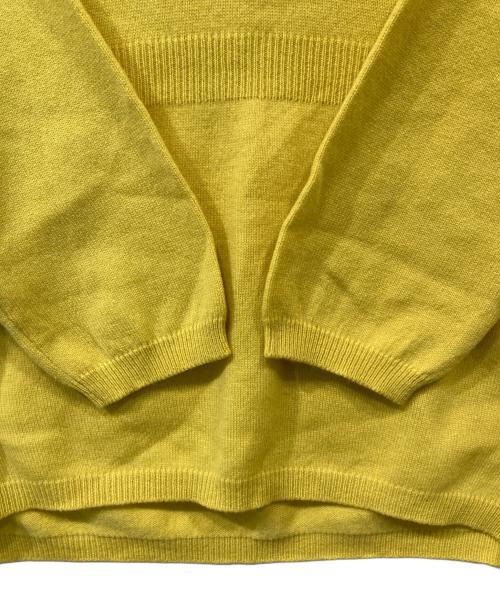 MARNI（マルニ）MARNI (マルニ) Vネックカシミヤニット イエロー サイズ:44の古着・服飾アイテム
