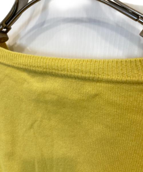 MARNI（マルニ）MARNI (マルニ) Vネックカシミヤニット イエロー サイズ:44の古着・服飾アイテム