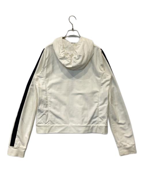 PRADA（プラダ）PRADA (プラダ) サイドラインジップパーカー 138468 R142 アイボリー サイズ:XLの古着・服飾アイテム