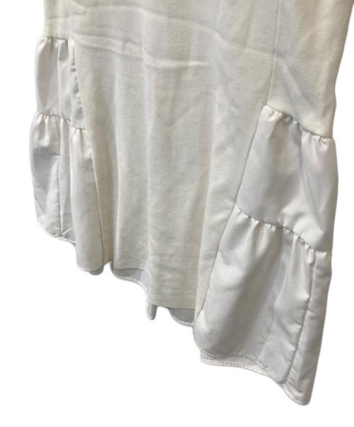 CHESTY（チェスティ）CHESTY (チェスティ) THE HANY (ザハニー) ノースリーブ切替ワンピース ホワイトの古着・服飾アイテム