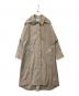 LACOSTE（ラコステ）の古着「リラックスフィットステンカラーコート」｜ベージュ