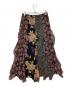 LAUREN RALPH LAUREN (ローレンラルフローレン) ミックスドフローラル ラッフルトリム ジョーゼット スカート　200919650001 マルチカラー サイズ:00 未使用品：7000円