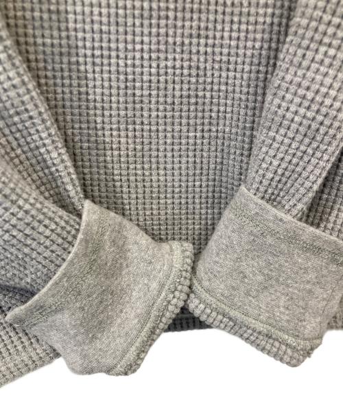 NICENESS（ナイスネス）NICENESS (ナイスネス) ELVIN ワッフルカットソー NN-J01F19 グレー サイズ:Mの古着・服飾アイテム