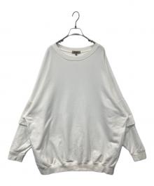 YEEZY SEASON4（イージーシーズン4）の古着「Double Sleeve Crew Sweat（ダブルスリーブクルースウェット）」｜アイボリー