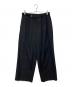 Graphpaper（グラフペーパー）の古着「Scale Off Wool Wide Chef Pants（）スケールオフ ウール ワイド シェフパンツ　GM243-40173B」｜ブラック
