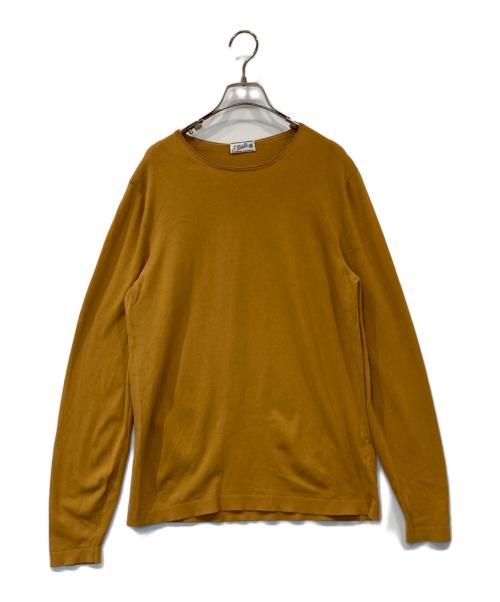 s.moritz（s.moritz）S.MORITZ (s.moritz) 薄手ニット A23111 イエロー サイズ:44の古着・服飾アイテム