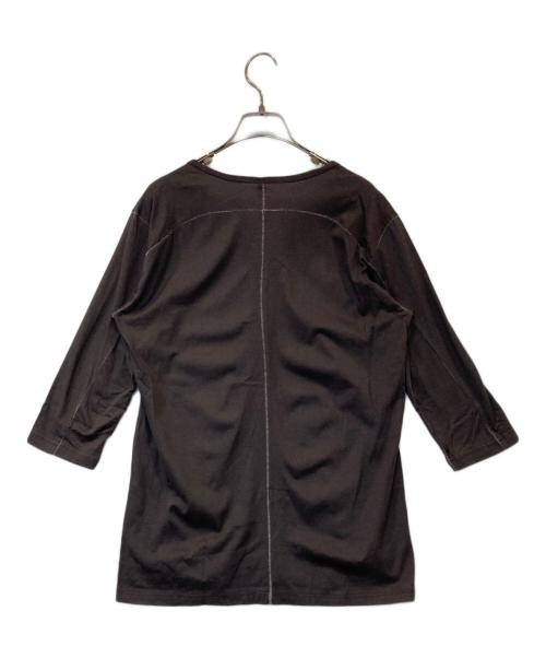 KAZUYUKI KUMAGAI ATTACHMENT（カズユキクマガイ アタッチメント）KAZUYUKI KUMAGAI ATTACHMENT (カズユキクマガイ アタッチメント) 長袖カットソー KJ21-022 ブラウン サイズ:1の古着・服飾アイテム