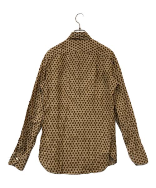 BORRIELLO（ボリエッロ）BORRIELLO (ボリエッロ) 長袖シャツ CARTIS-10318 ベージュ サイズ:37の古着・服飾アイテム