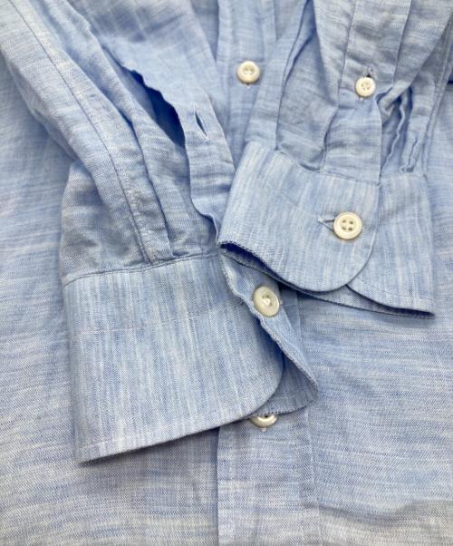 Errico Formicola（エリコフォルミコラ）Errico Formicola (エリコフォルミコラ) LINEN COL BD リネンカラーボタンダウン 1111-343-8527 ブルー サイズ:Sの古着・服飾アイテム