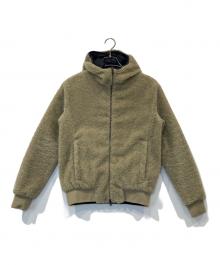 HERNO（ヘルノ）の古着「リバーシブル ボア ダウンジャケット　PI000900U」｜ベージュ×ネイビー