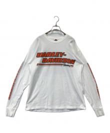 HARLEY-DAVIDSON（ハーレーダビッドソン）の古着「ロングカットソー」｜ホワイト