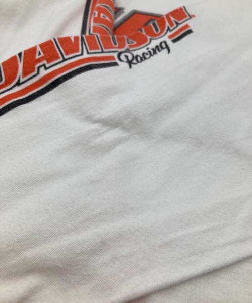 HARLEY-DAVIDSON（ハーレーダビッドソン）HARLEY-DAVIDSON (ハーレーダビッドソン) ロングカットソー ホワイト サイズ:Lの古着・服飾アイテム