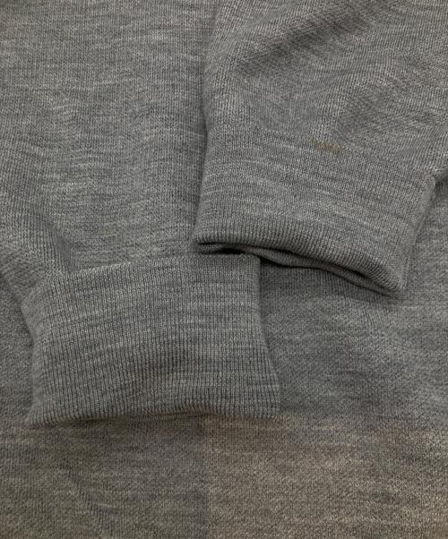 JOHN SMEDLEY（ジョンスメドレー）JOHN SMEDLEY (ジョンスメドレー) Vガゼットニットセーター グレー サイズ:Mの古着・服飾アイテム
