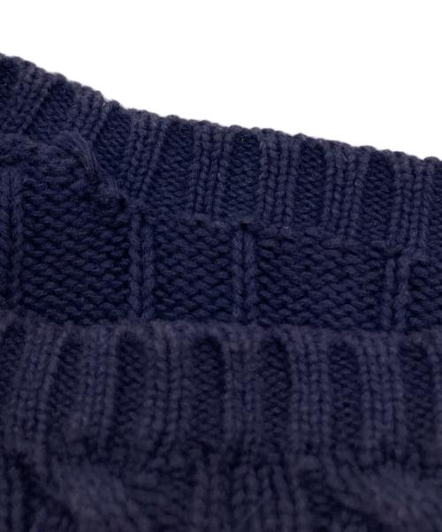 RALPH LAUREN（ラルフローレン）RALPH LAUREN (ラルフローレン) ケーブルニット ネイビー サイズ:Mの古着・服飾アイテム
