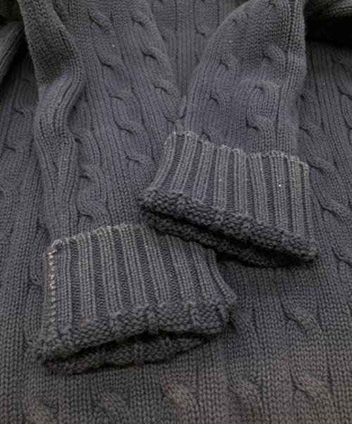 RALPH LAUREN（ラルフローレン）RALPH LAUREN (ラルフローレン) ケーブルニット ネイビー サイズ:Mの古着・服飾アイテム