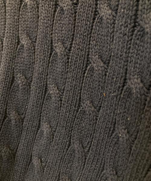 RALPH LAUREN（ラルフローレン）RALPH LAUREN (ラルフローレン) ケーブルニット ネイビー サイズ:Mの古着・服飾アイテム