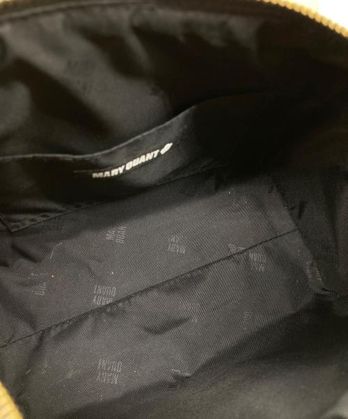 MARY QUANT（マリークヮント）MARY QUANT (マリークヮント) デイジークラシカル ミニボストン ショルダーバッグ ブラックの古着・服飾アイテム