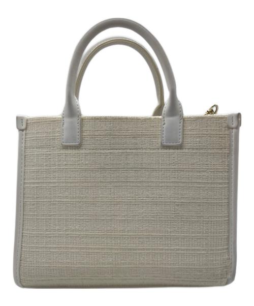 furfur（ファーファー）FURFUR (ファーファー) ツイードロゴトートバッ アイボリー サイズ:表示がないため不明の古着・服飾アイテム