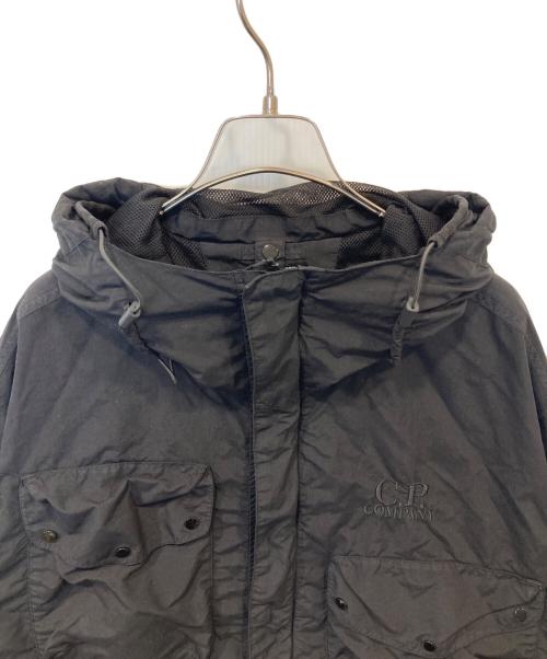 C.P COMPANY（シーピーカンパニー）C.P COMPANY (シーピーカンパニー) FLATT NYLON GOGGLE JACKET フラット ナイロン ゴーグル ジャケット　18CMOW050A 005991G ブラック サイズ:Lの古着・服飾アイテム