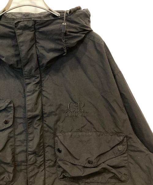 C.P COMPANY（シーピーカンパニー）C.P COMPANY (シーピーカンパニー) FLATT NYLON GOGGLE JACKET フラット ナイロン ゴーグル ジャケット　18CMOW050A 005991G ブラック サイズ:Lの古着・服飾アイテム