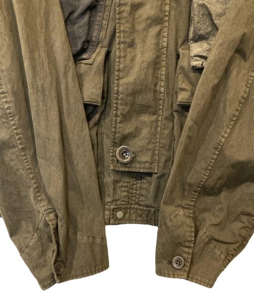 C.P COMPANY（シーピーカンパニー）C.P COMPANY (シーピーカンパニー) Coated Bomber Jacket（コーティングボンバージャケット）14CMOW219A 006233G カーキ サイズ:48の古着・服飾アイテム