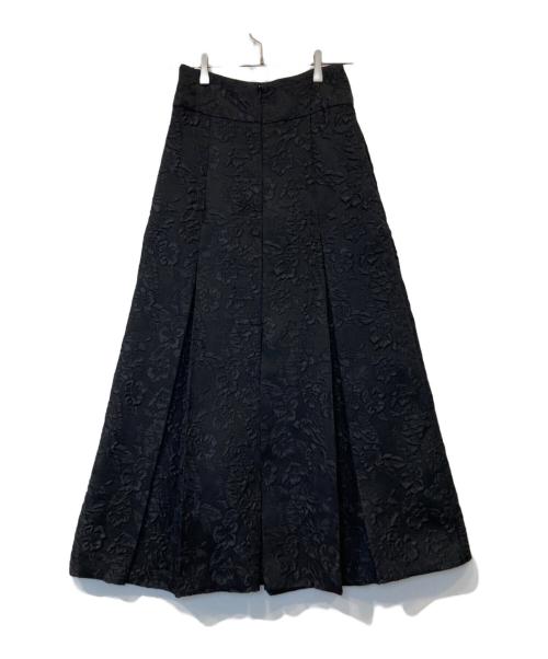 SIWEM（シウム）SIWEM (シウム) VIOLA JACQUARD SKIRT ヴィオラ ジャカード スカート ブラック サイズ:Mの古着・服飾アイテム