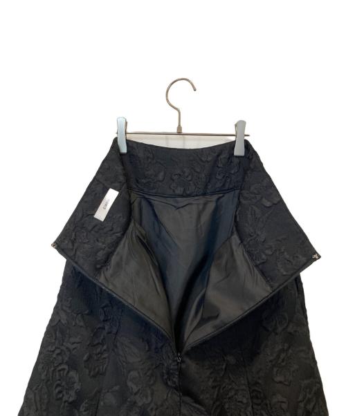 SIWEM（シウム）SIWEM (シウム) VIOLA JACQUARD SKIRT ヴィオラ ジャカード スカート ブラック サイズ:Mの古着・服飾アイテム