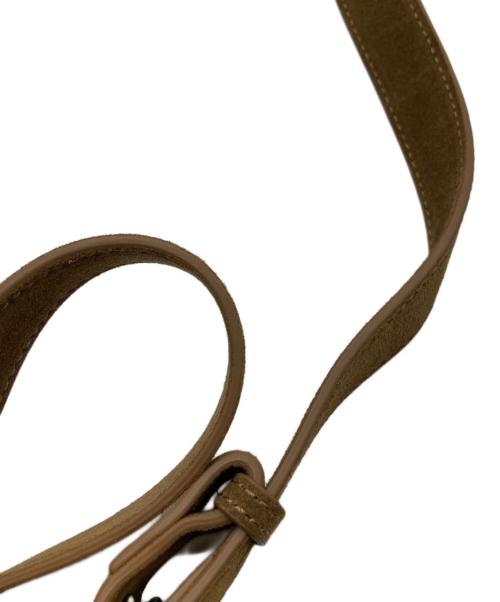 CANAL JEAN（キャナルジーン）CANAL JEAN (キャナルジーン) diggityスウェードフラップショルダーバッグ ブラウンの古着・服飾アイテム