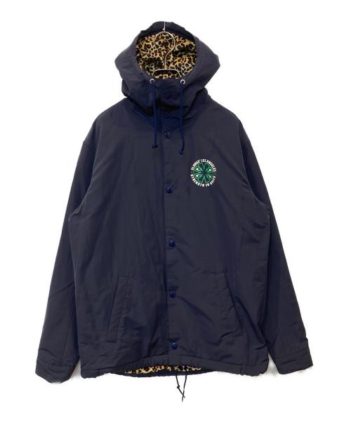 X-LARGE（エクストララージ）X-LARGE (エクストララージ) HOODED COACHES JACKET　01153508 ネイビー サイズ:Mの古着・服飾アイテム