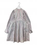 COELコエル）の古着「ボリュームスリーブミニワンピース 184108033」｜ピンク