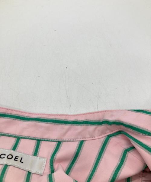 COEL（コエル）COEL (コエル) ボリュームスリーブミニワンピース 184108033 ピンク サイズ:38の古着・服飾アイテム