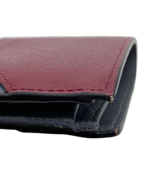 MARNI（マルニ）MARNI (マルニ) 2つ折り財布 PFMOQ14U13 ワインレッドの古着・服飾アイテム