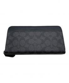 COACH（コーチ）の古着「アコーディオンウォレット CY405」｜ブラック