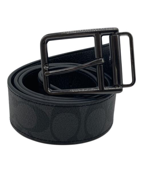 COACH（コーチ）COACH (コーチ) レザーベルト ブラックの古着・服飾アイテム