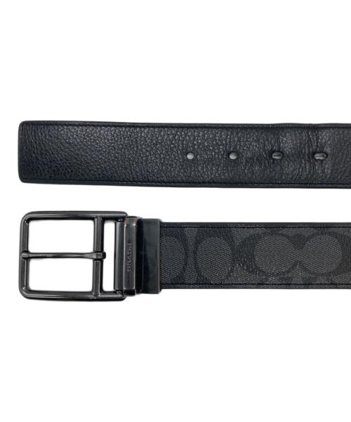 COACH（コーチ）COACH (コーチ) レザーベルト ブラックの古着・服飾アイテム