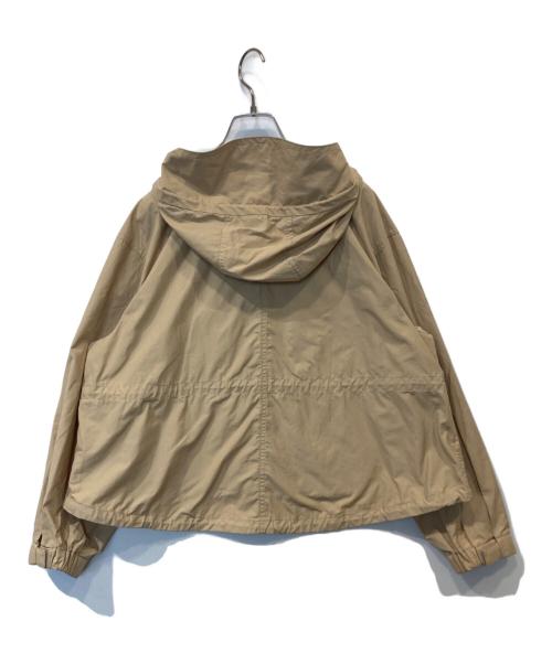 green label relaxing（グリーンレーベルリラクシング）green label relaxing (グリーンレーベルリラクシング) ギャザー フード ブルゾン 3625-199-2005 ベージュ サイズ:36の古着・服飾アイテム