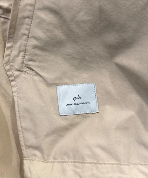 green label relaxing（グリーンレーベルリラクシング）green label relaxing (グリーンレーベルリラクシング) ギャザー フード ブルゾン 3625-199-2005 ベージュ サイズ:36の古着・服飾アイテム