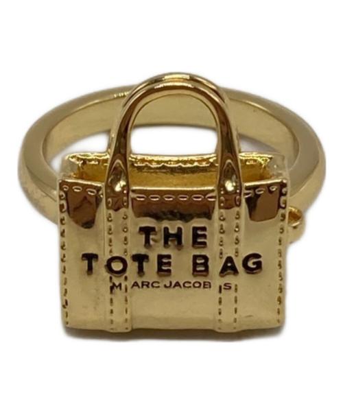 MARC JACOBS（マークジェイコブス）MARC JACOBS (マークジェイコブズ) THE MINI ICON TOTE BAG RING（ミニアイコントートバッグリング） ゴールド サイズ:14号の古着・服飾アイテム