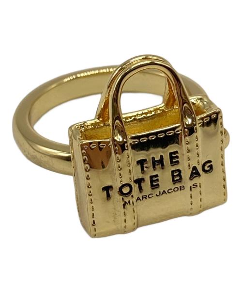 MARC JACOBS（マークジェイコブス）MARC JACOBS (マークジェイコブズ) THE MINI ICON TOTE BAG RING（ミニアイコントートバッグリング） ゴールド サイズ:14号の古着・服飾アイテム