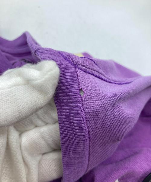stussy（ステューシー）stussy (ステューシー) 半袖カットソー パープル サイズ:Ｌの古着・服飾アイテム