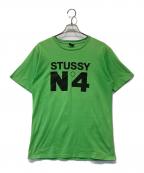 stussyステューシー）の古着「半袖カットソー」｜グリーン