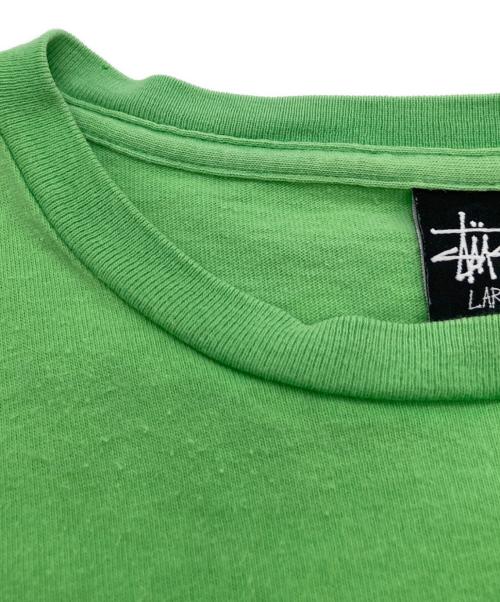 stussy（ステューシー）stussy (ステューシー) 半袖カットソー グリーン サイズ:Lの古着・服飾アイテム