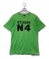 stussy（ステューシー）の古着「半袖カットソー」｜グリーン