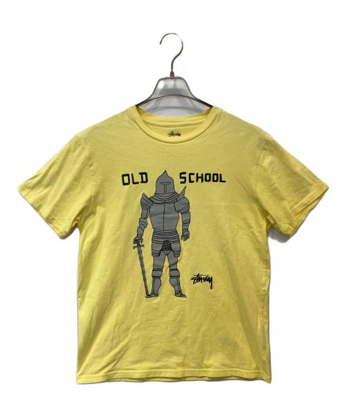 stussy（ステューシー）stussy (ステューシー) 半袖カットソー イエロー サイズ:Lの古着・服飾アイテム