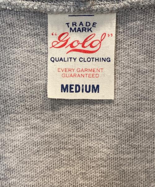 gold（ゴールド）gold (ゴールド) CARDBOARD KNIT ZIP PARKA カードボード・ニット・ジップパーカー　GL15737 グレー サイズ:Mの古着・服飾アイテム