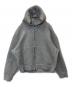 gold（ゴールド）の古着「CARDBOARD KNIT ZIP PARKA カードボード・ニット・ジップパーカー　GL15737」｜グレー