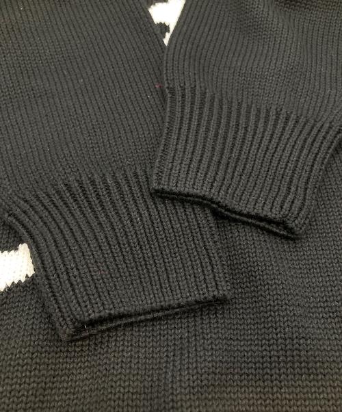 stussy（ステューシー）stussy (ステューシー) Curly S Sweater カーリー エス セーター  115718 ブラック サイズ:Mの古着・服飾アイテム