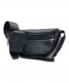 Calvin Kleinカルバンクライン）の古着「コネクテッド ラウンド クロスボディバッグ DH3405」｜ブラック