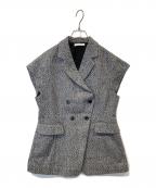 Loungedressラウンジドレス）の古着「キャップスリーブWジレ　LDZ1052107A0001」｜グレー